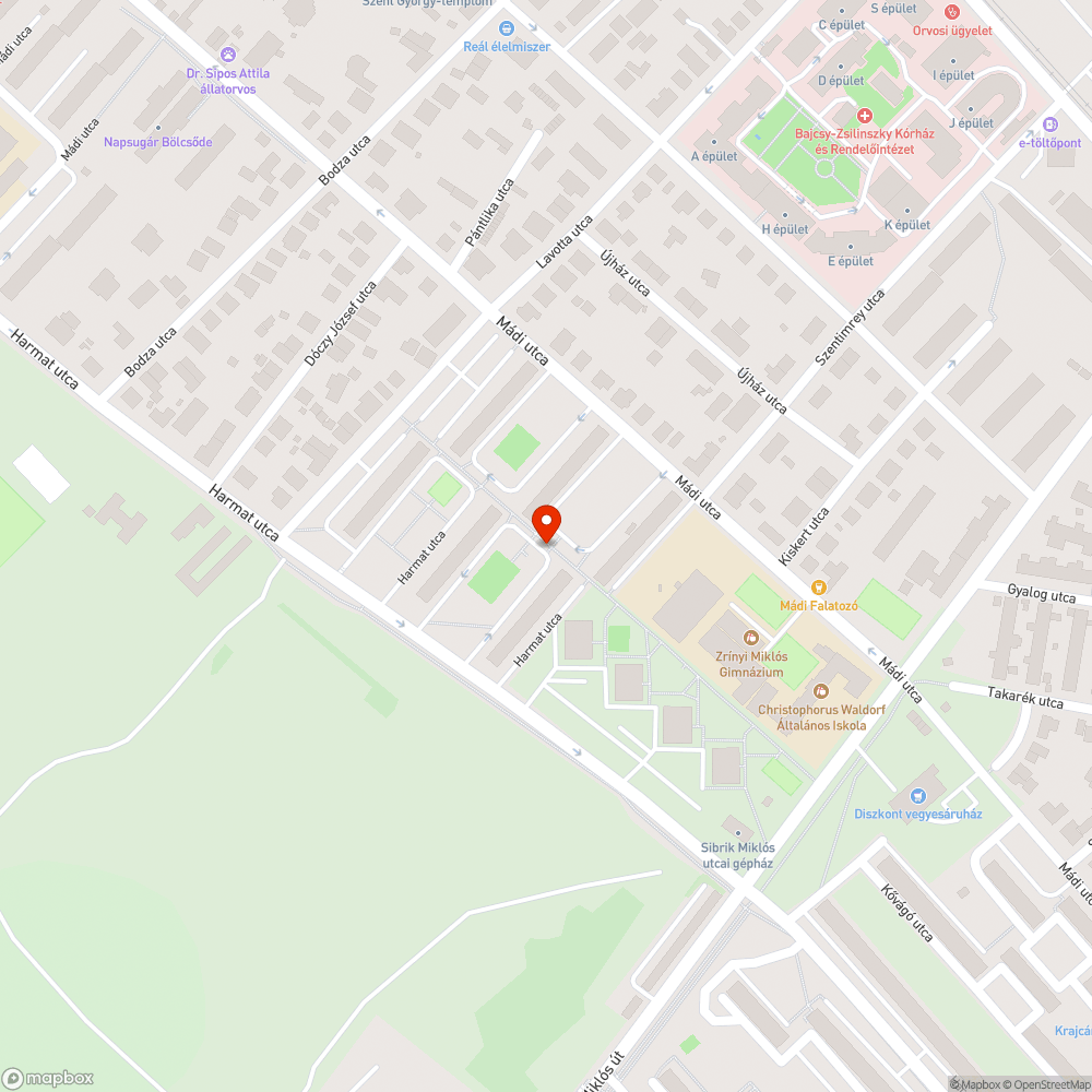 Kidőlt fa bejelentés helye