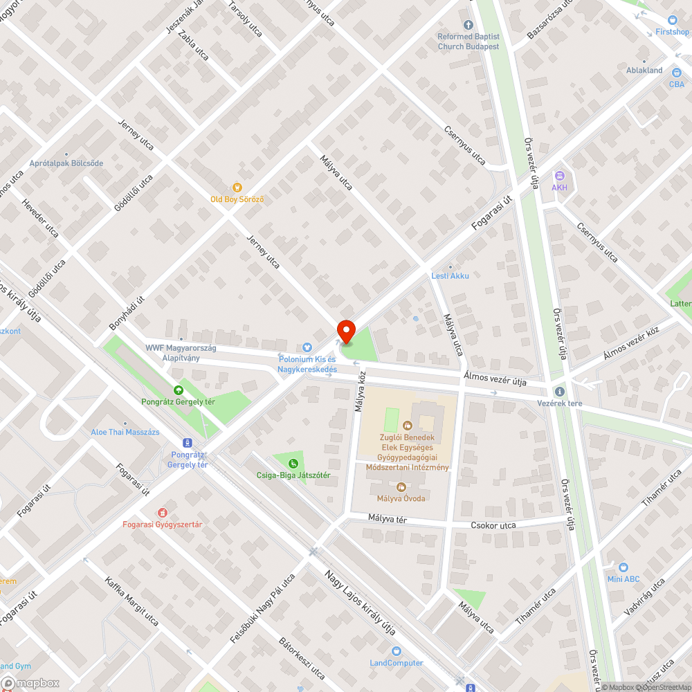 Kirakott szemét bejelentés helye