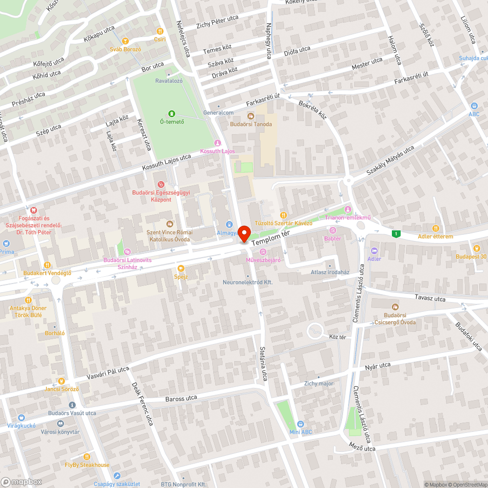 Nem látszó tábla bejelentés helye