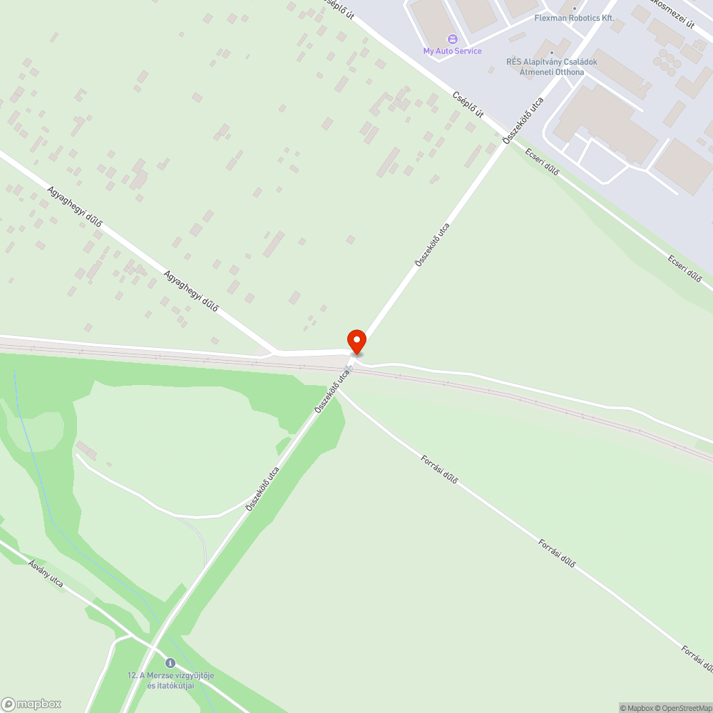 Kidőlt jelzőtábla bejelentés helye