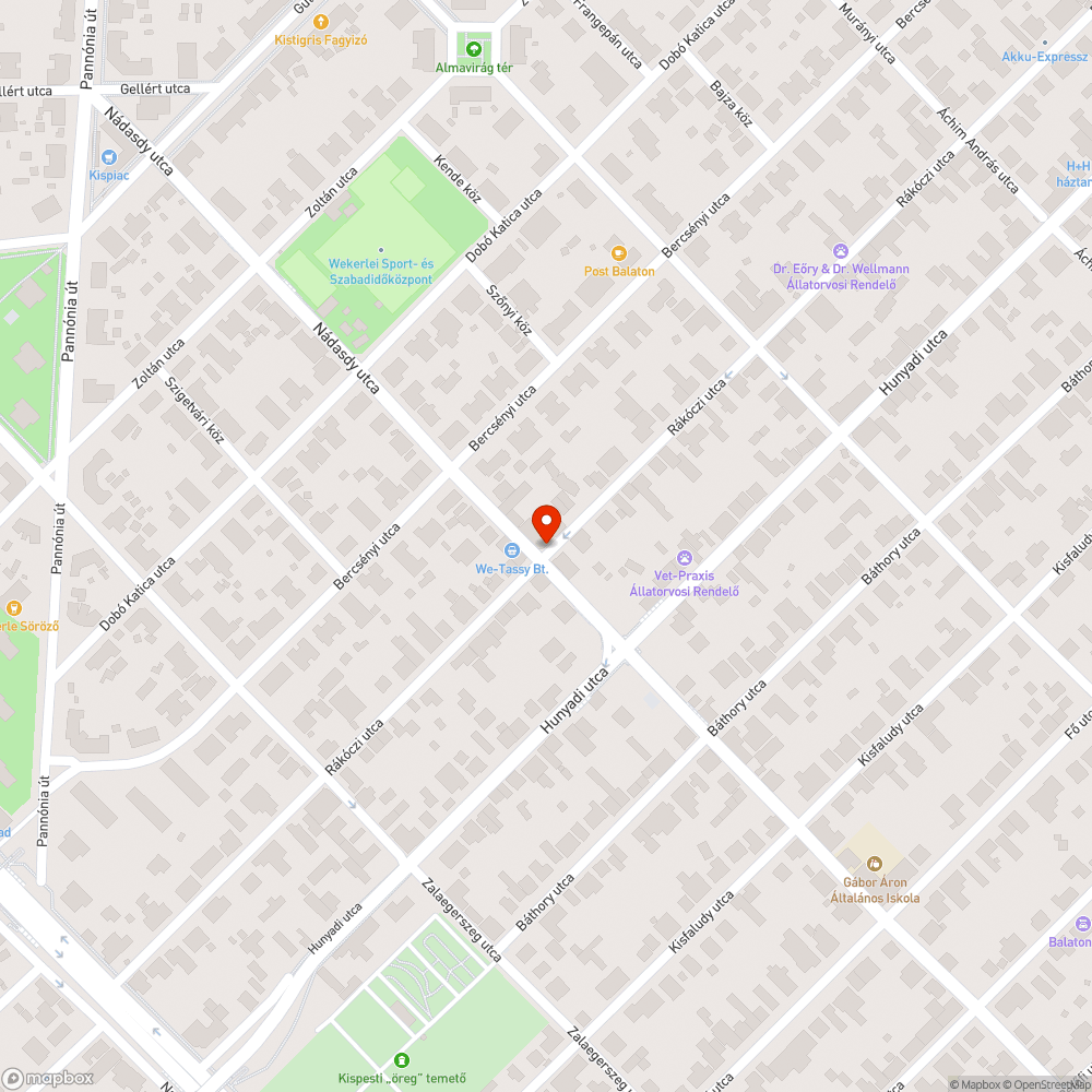 Kiégett fényforrás bejelentés helye