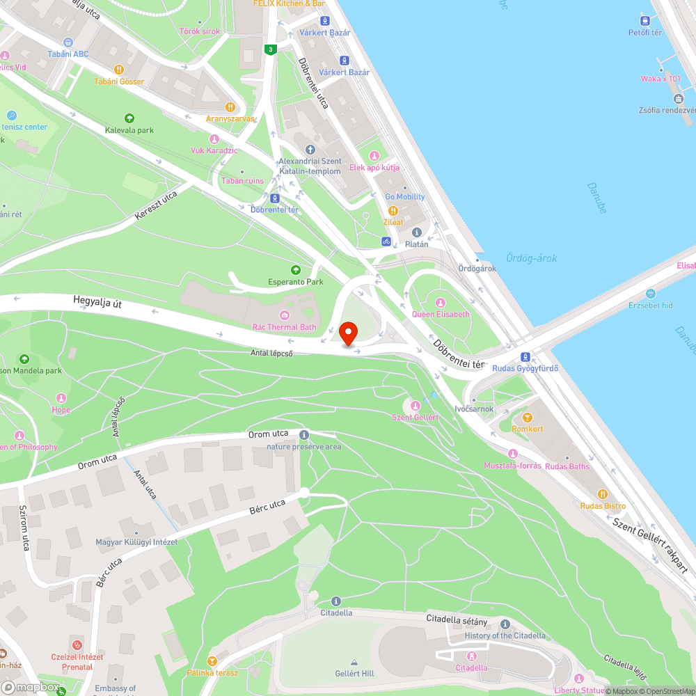 Graffitis támfal bejelentés helye