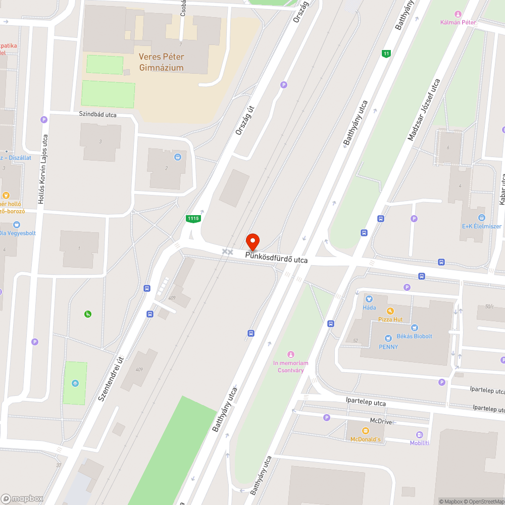 Saras minden bejelentés helye