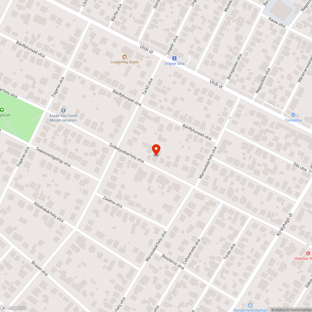 Székelyudvarhely u. 16. lámpa nem világít bejelentés helye