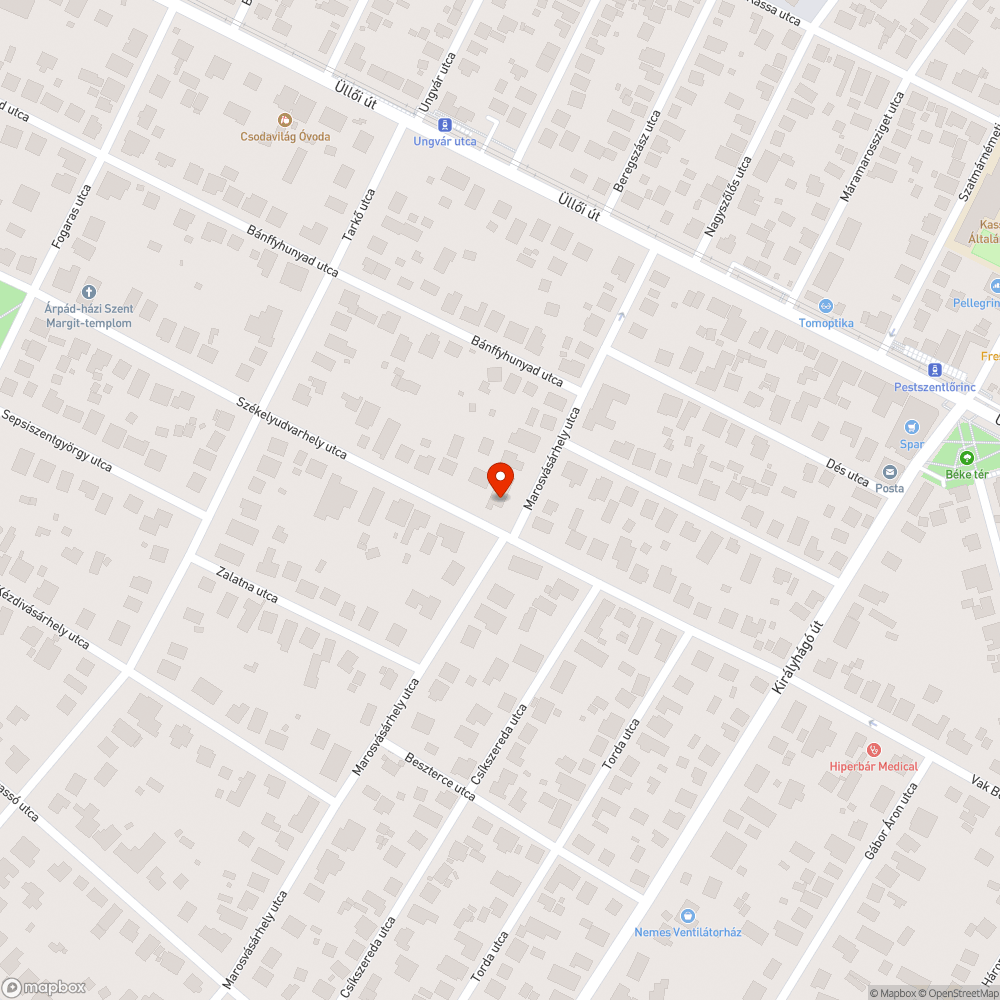 Budapest, Székelyudvarhely u. 22 lámpa nem világít bejelentés helye