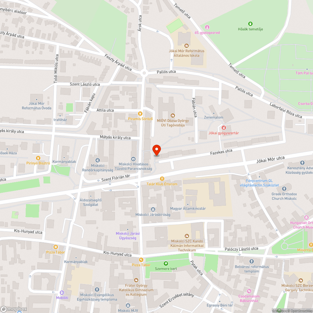 Balesetveszélyes járda bejelentés helye