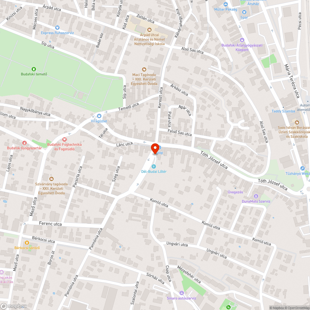 Útszéli hulladék bejelentés helye