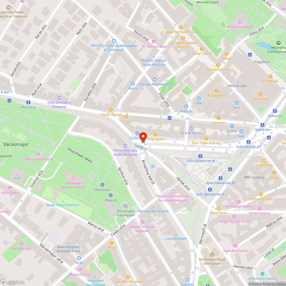 Ellentmondásos táblák a Széll Kálmán téren bejelentés helye