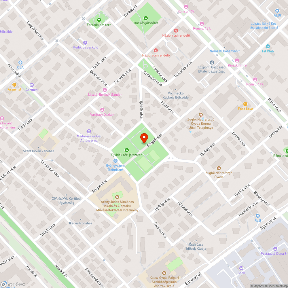 Használhatatlan, csúszásveszelyes focipálya bejelentés helye