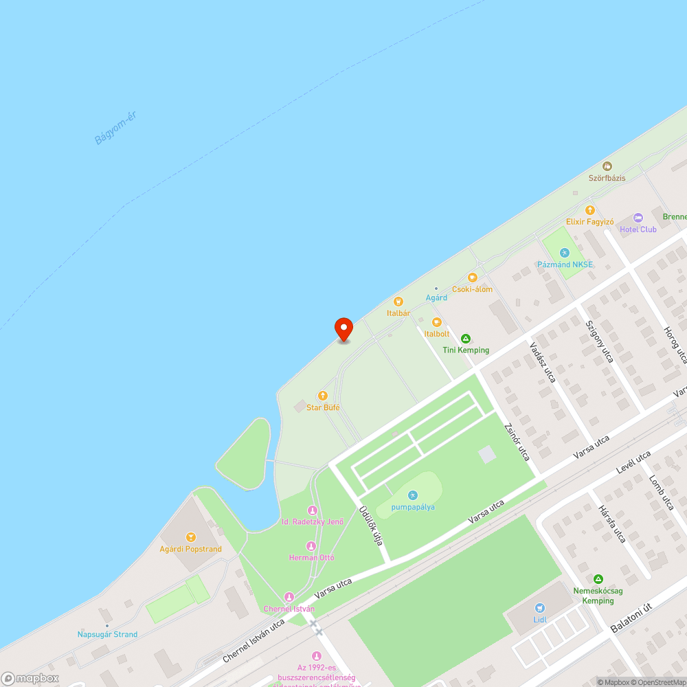 Csattanó maszlag a járda mellett bejelentés helye