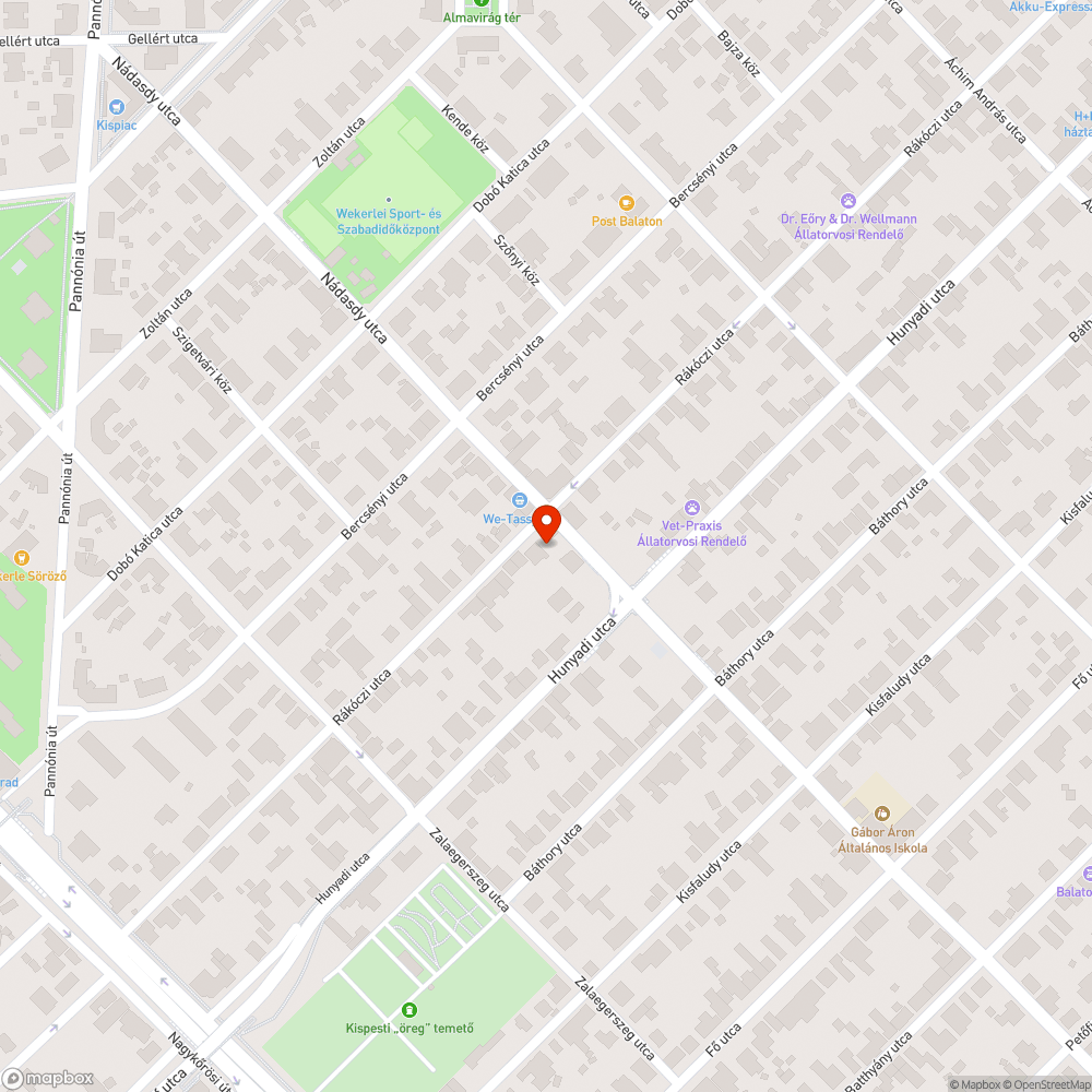 Botlásveszély bejelentés helye