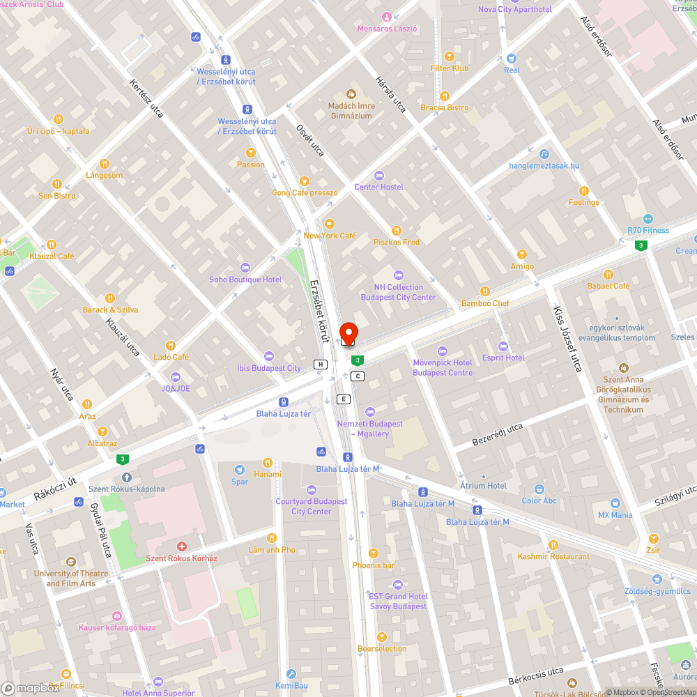 Félredobbott, otthagyott kőlap. bejelentés helye