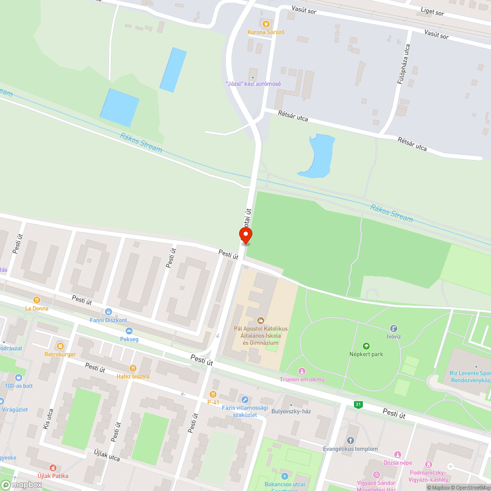 Letarolták bejelentés helye