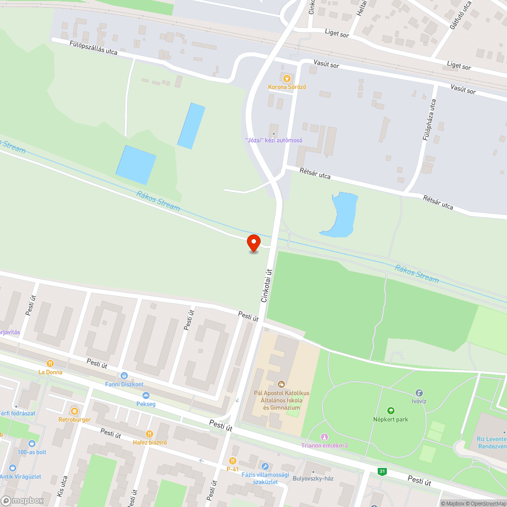 Szétdobált szemét bejelentés helye