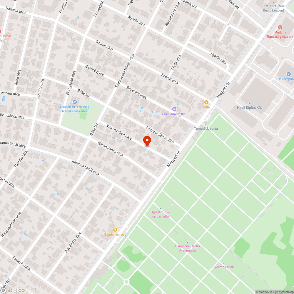 Szétmált útpadka bejelentés helye