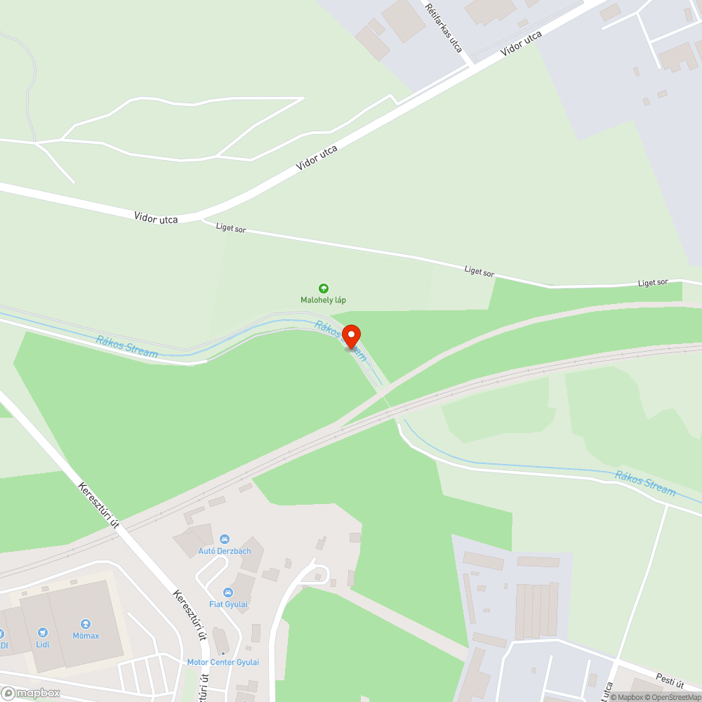 Vasúti felújítás törmeléke bejelentés helye