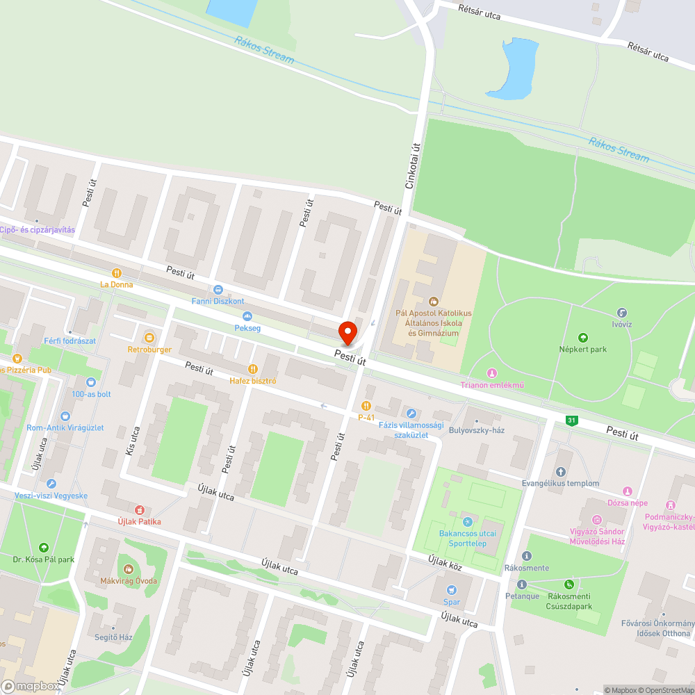 Koszos középsziget bejelentés helye