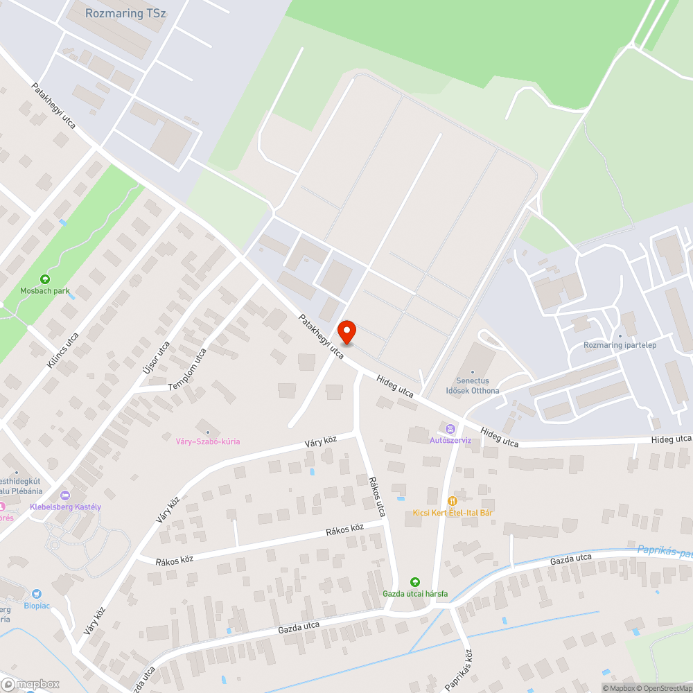 Balesetveszélyes bejelentés helye