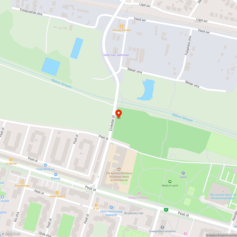 Szemét az árokban bejelentés helye