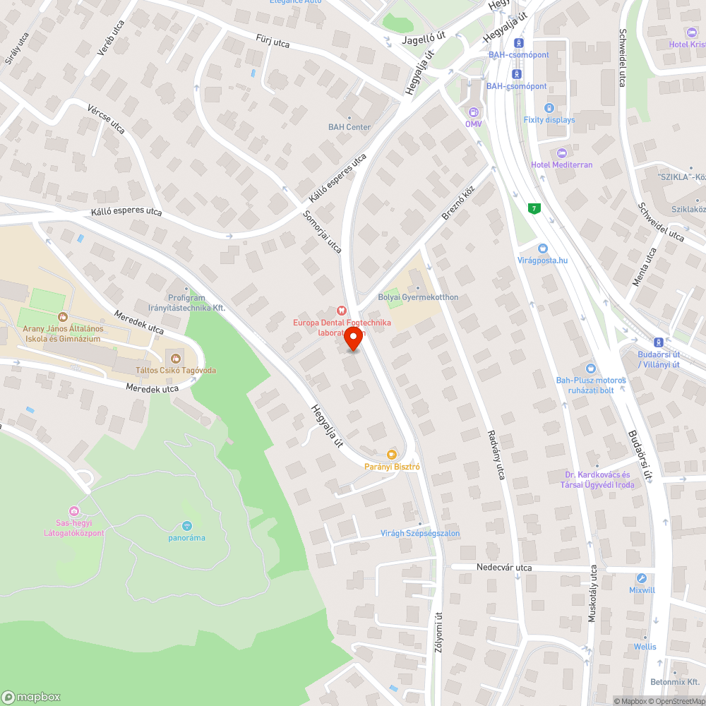 Parkoló autók bejelentés helye