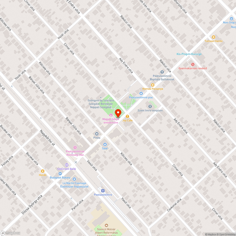 Botlásveszély bejelentés helye