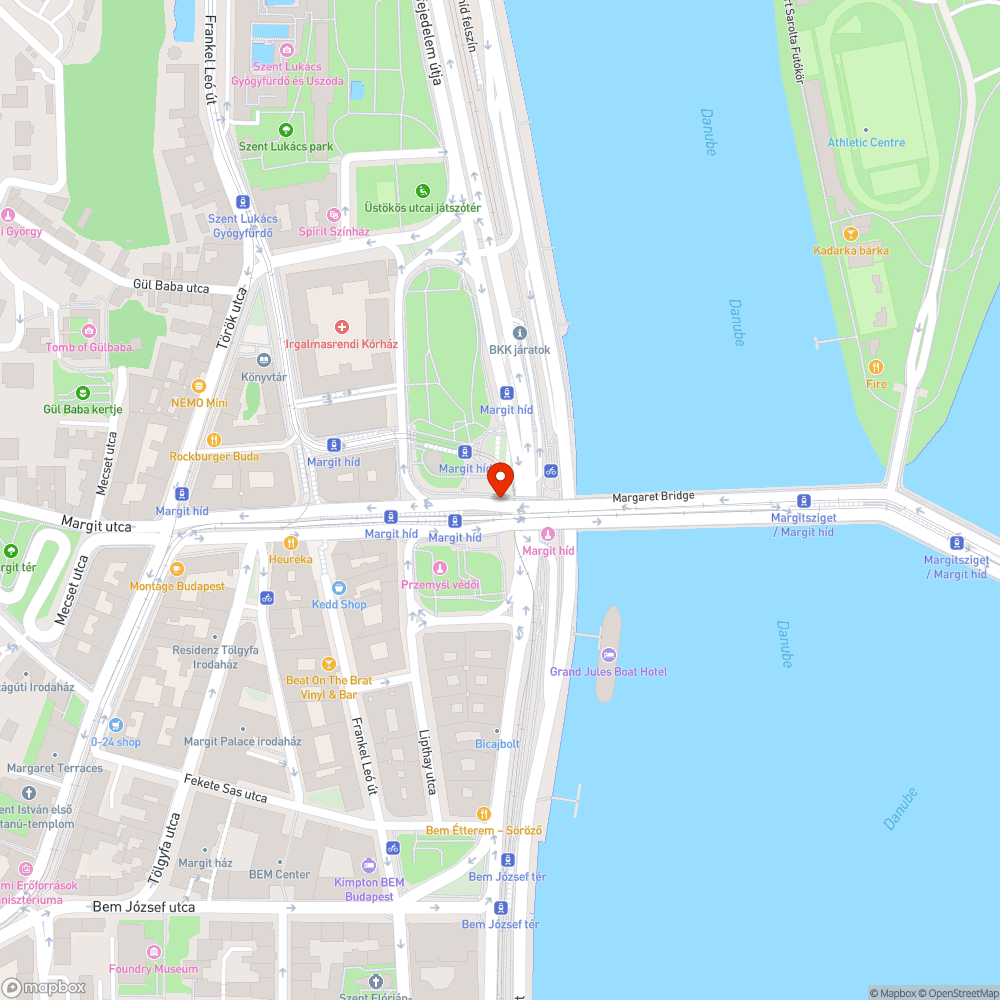 Margit híd budai hídfő aluljáró mennyezetének állapota bejelentés helye