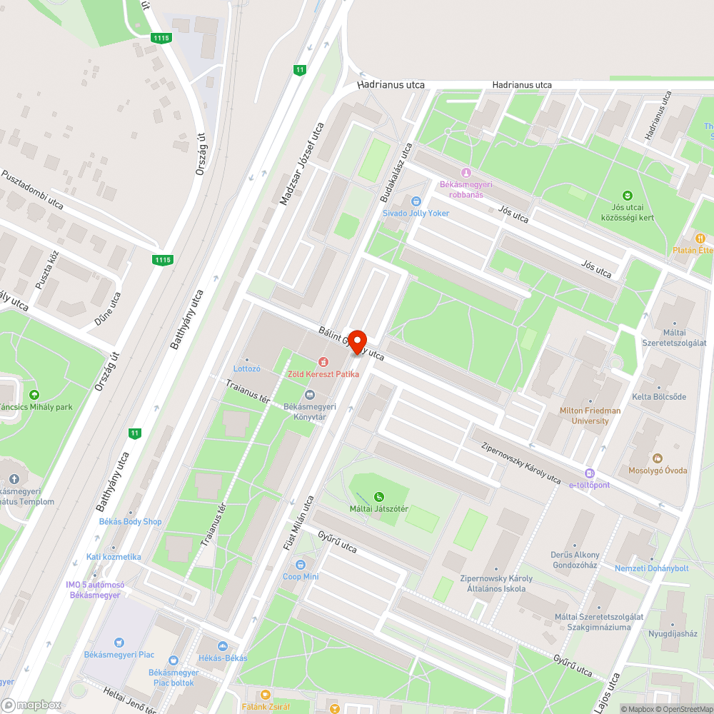 Kiégett lámpa bejelentés helye