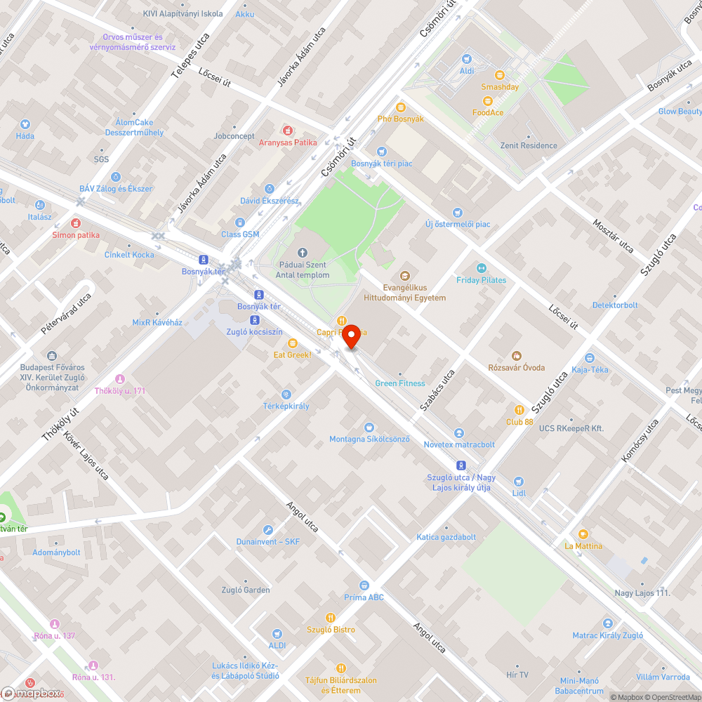 A járdán keresztül hajtanak autóval bejelentés helye