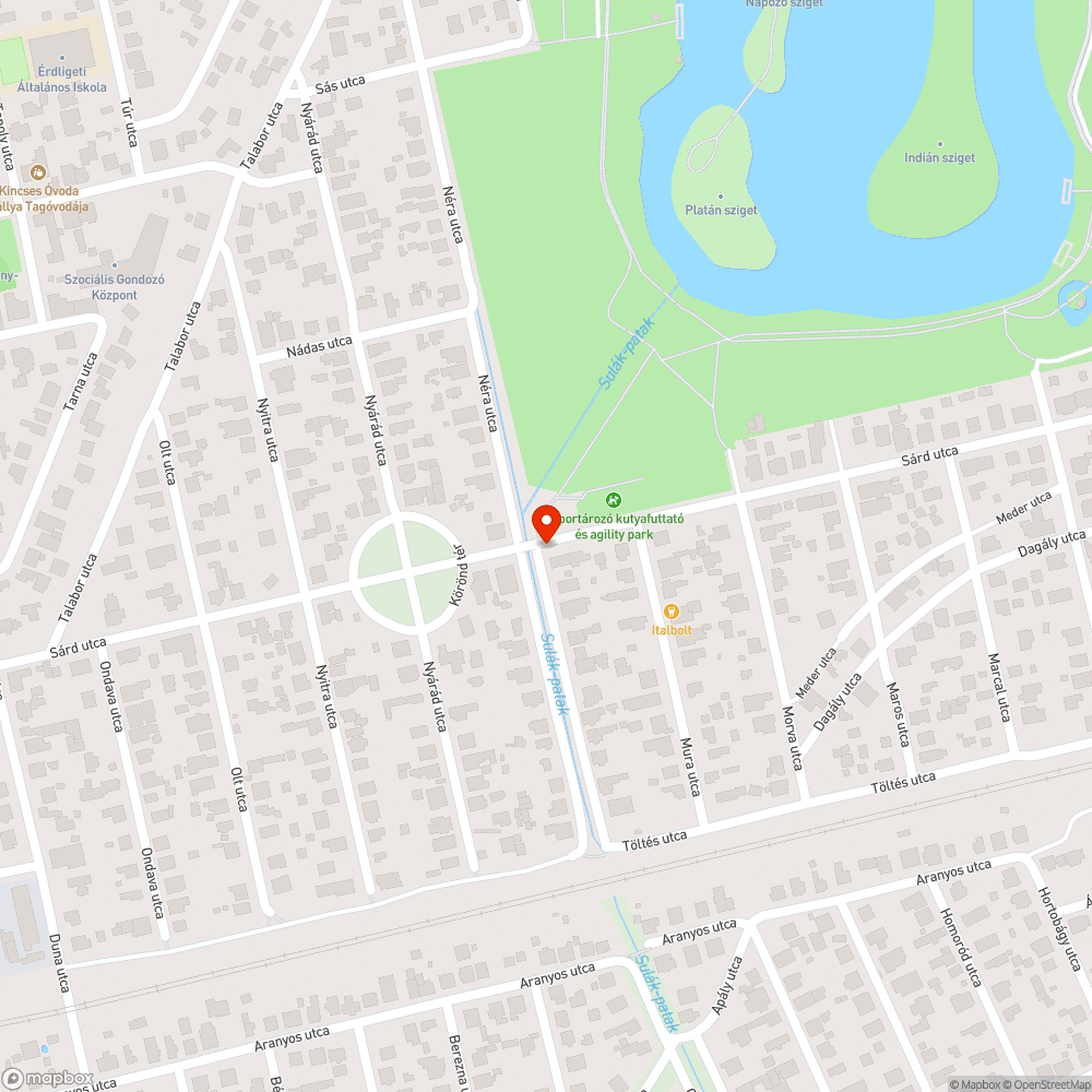 Korlátozott sebességű övezet a Sárd utcában bejelentés helye