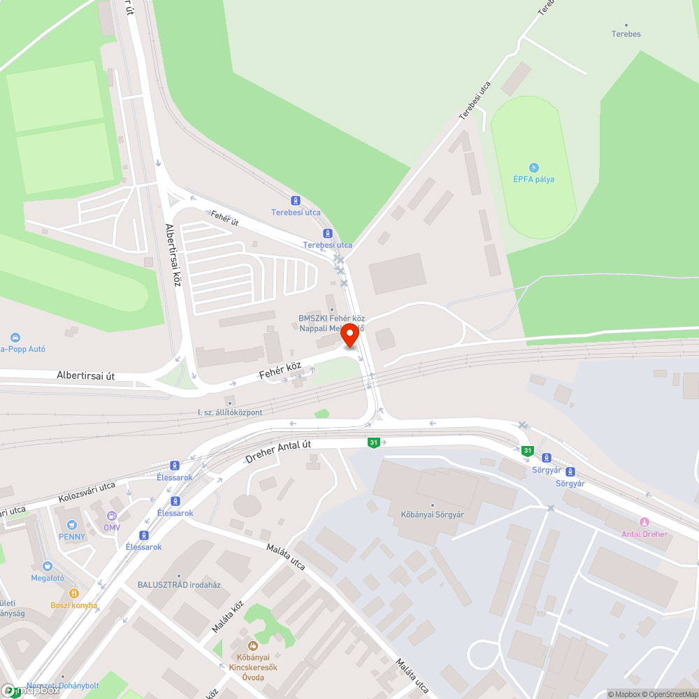 Hirdetőtábla az Élessaroknál bejelentés helye