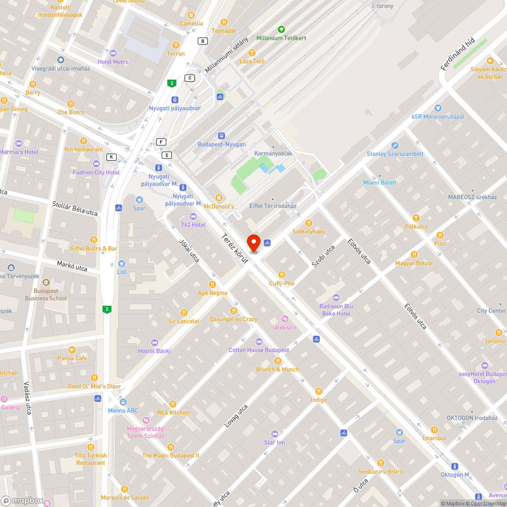 Hirtelen pirosra váltó gyalogátkelő bejelentés helye