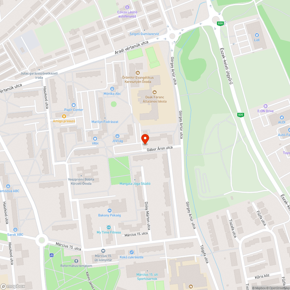 Parkolóhely foglalás bejelentés helye