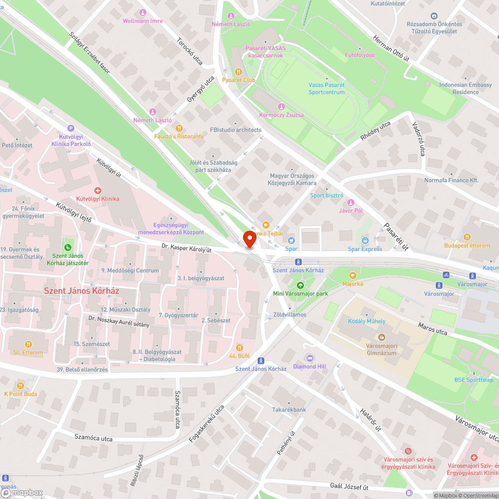 Torlódás és keresztbe álló kocsik csúcsforgalomban a Kútvölgyi lejtő és út alsó találkozásánál bejelentés helye