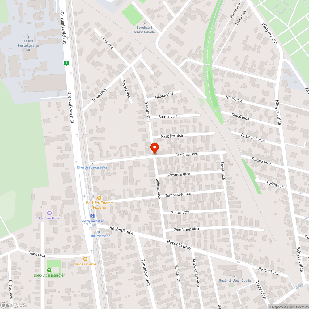 Elhanyagolt kereszteződés és járda bejelentés helye