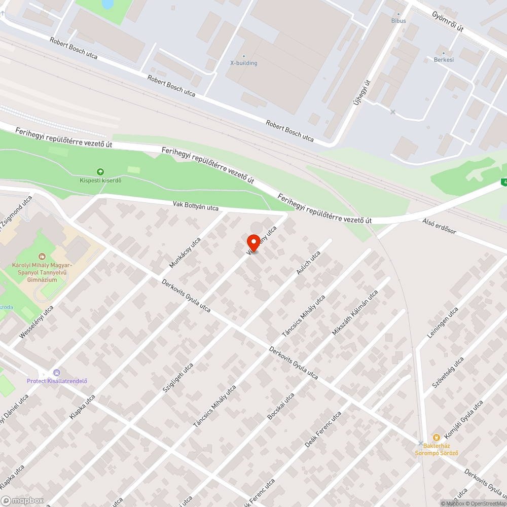 kátyús, megsüllyedt, tönkrement járda bejelentés helye