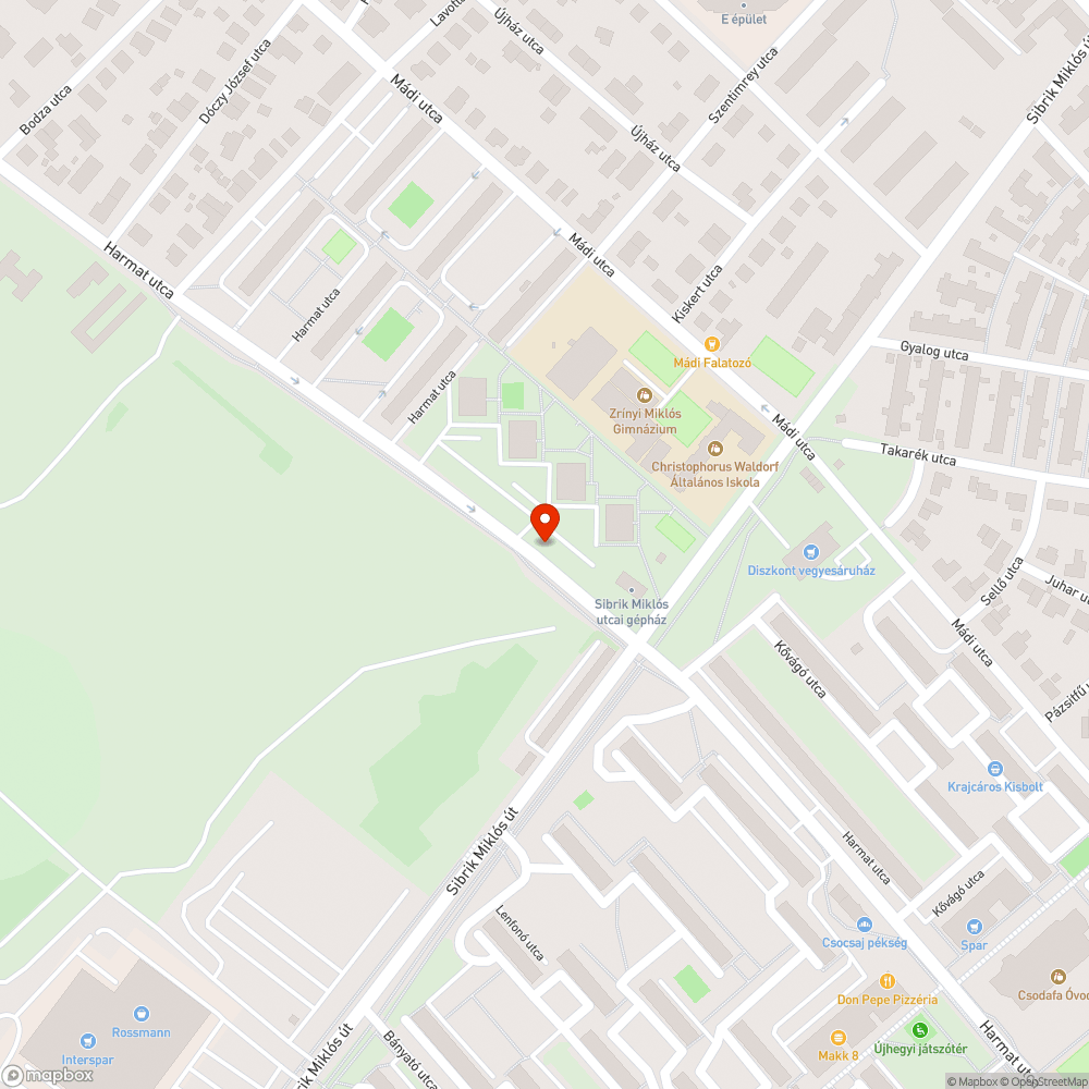 Gödrök bejelentés helye