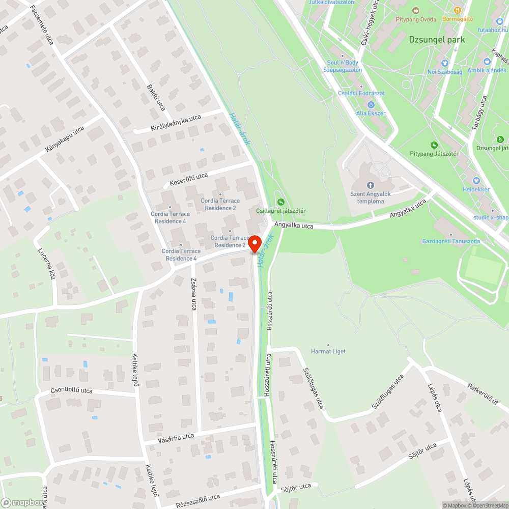 Hosszúréti utca gazos bejelentés helye