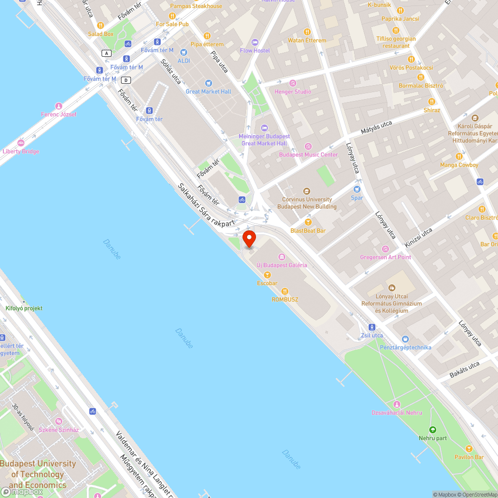 Javítás alatt lévő világítótest bejelentés helye