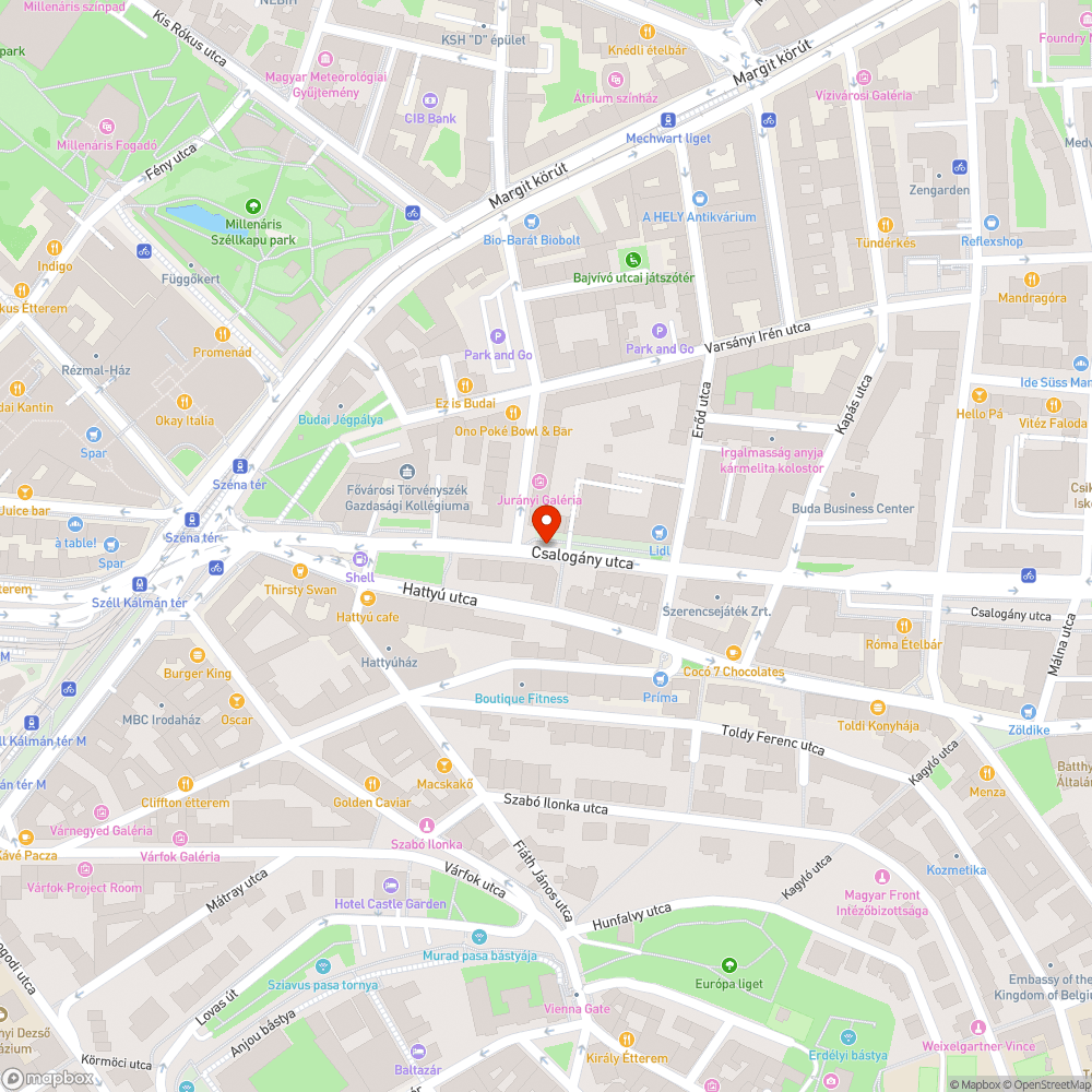 Parkoló autók bejelentés helye