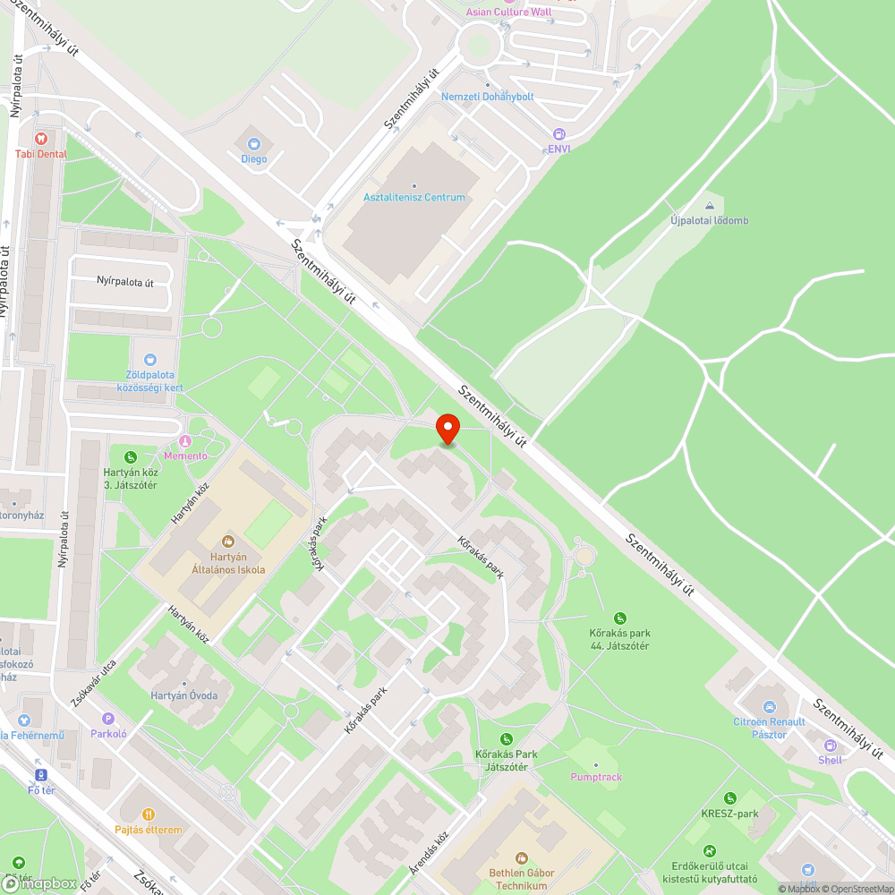 Falevelek bejelentés helye