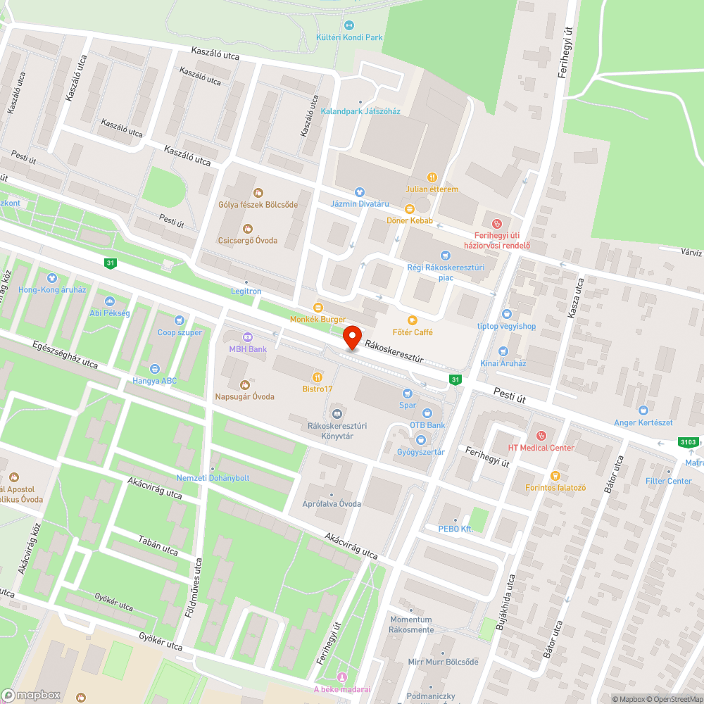 Bomlásnak indult bejelentés helye