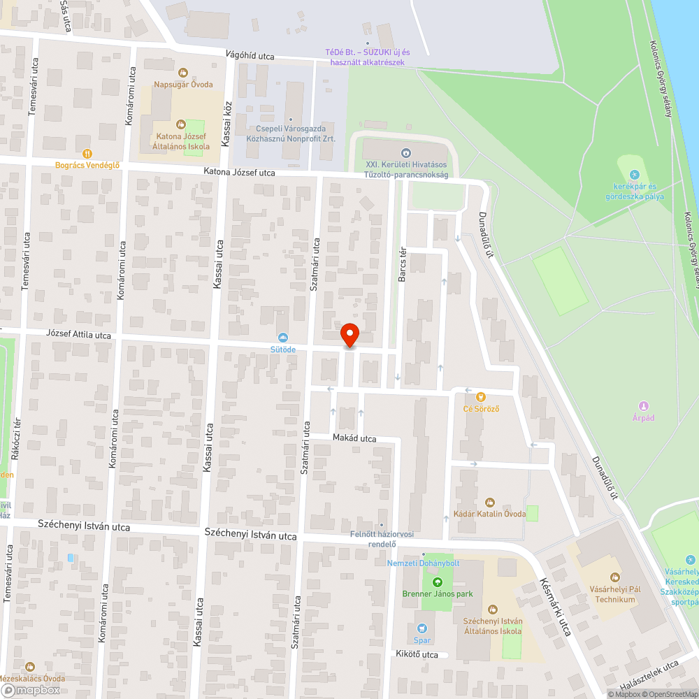 Illegális szemétlerakás bejelentés helye