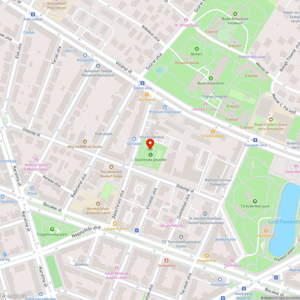 Kukák a Gesztenyés játszótéren bejelentés helye