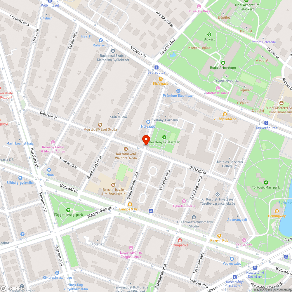 Lecsúszott tábla a Dávid Ferenc utcában bejelentés helye