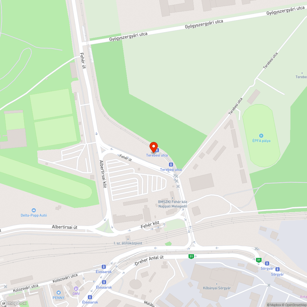 Elhagyott Opel bejelentés helye