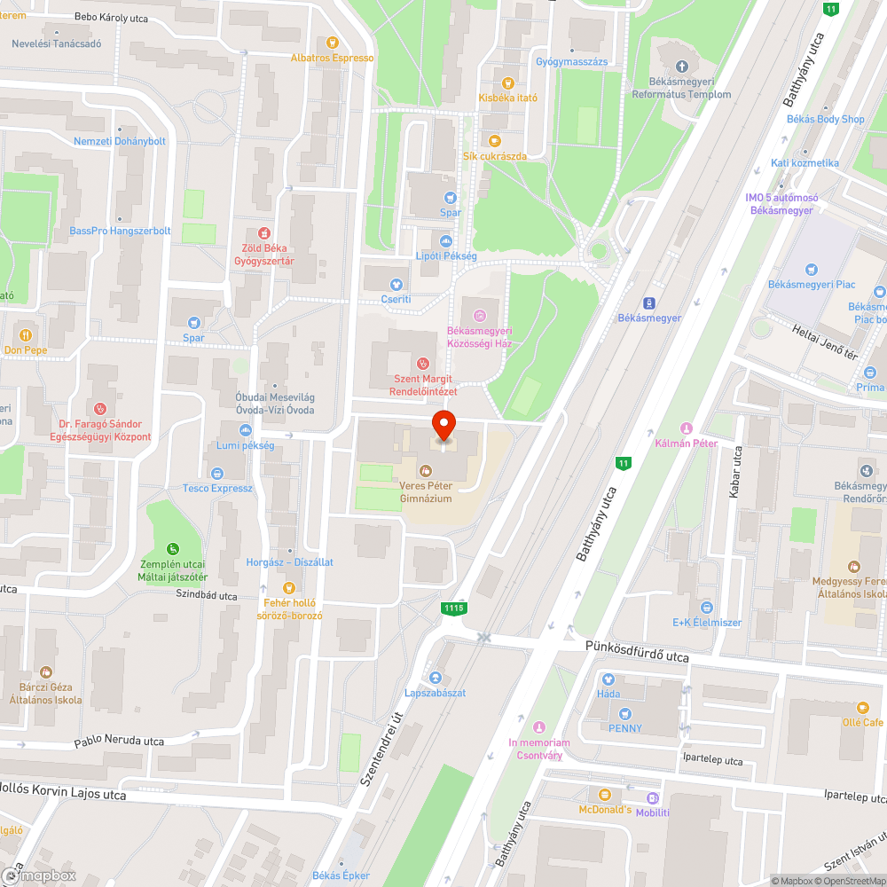 Kiégett lámpák az iskolánál bejelentés helye