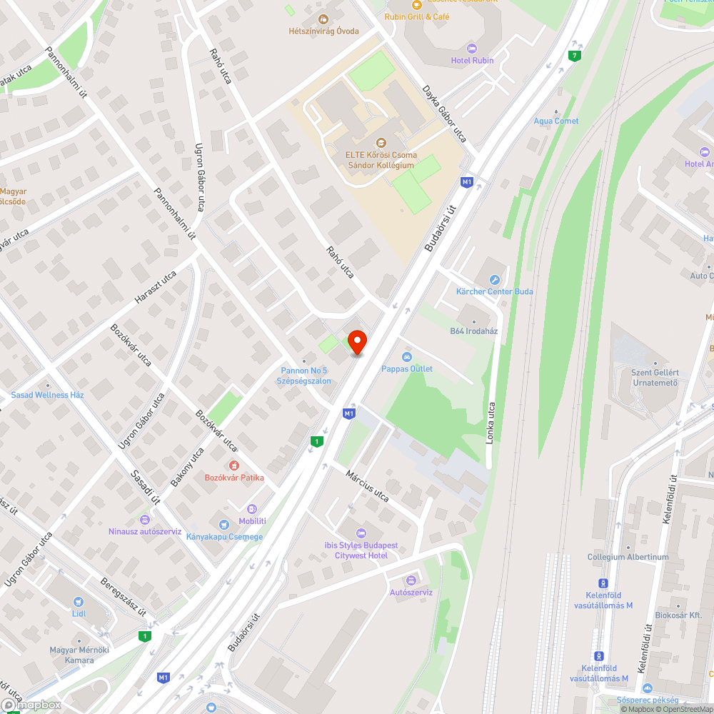 Járdán parkolás a Budaörsi út - Rahó utcánál bejelentés helye