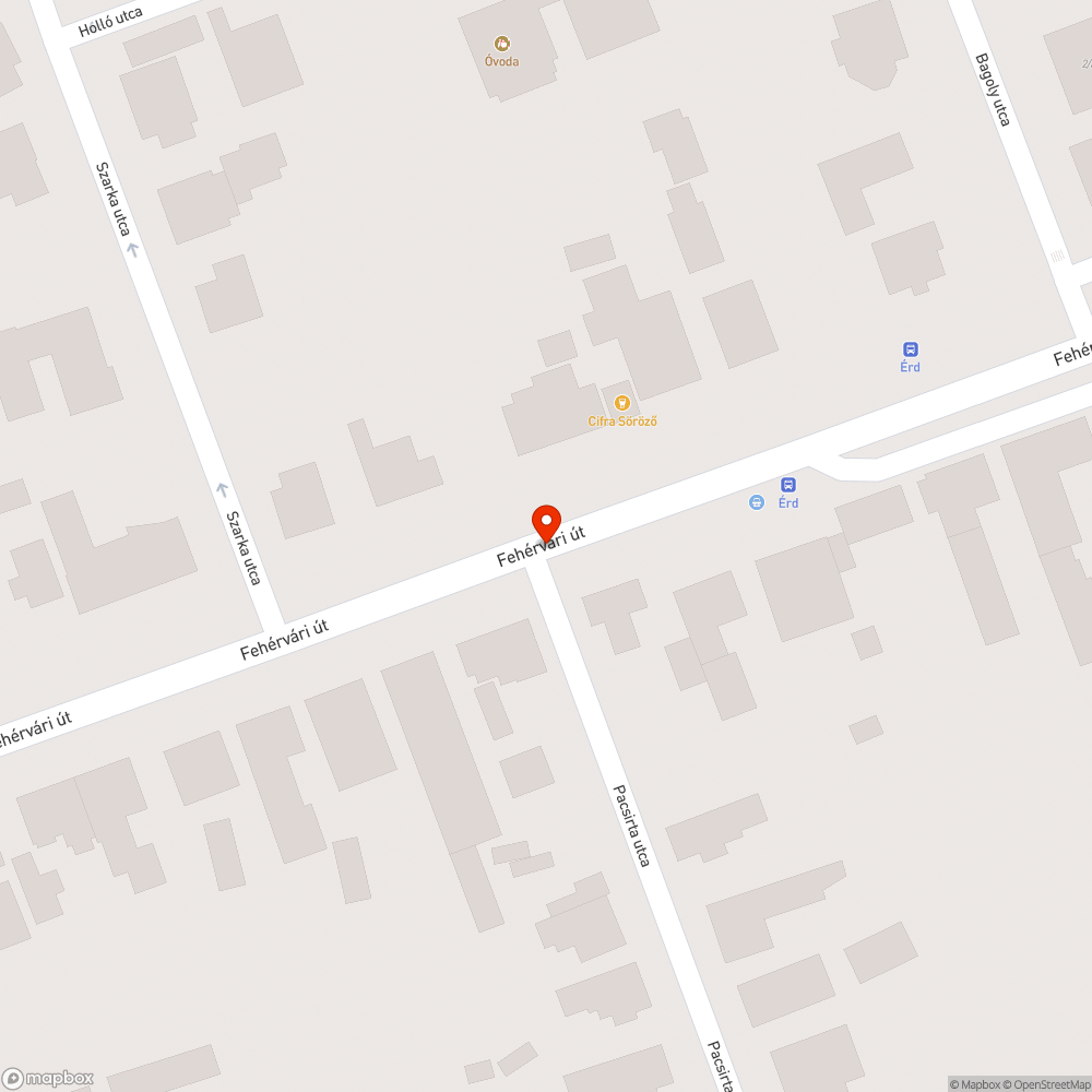 Beszakadt víznyelő bejelentés helye