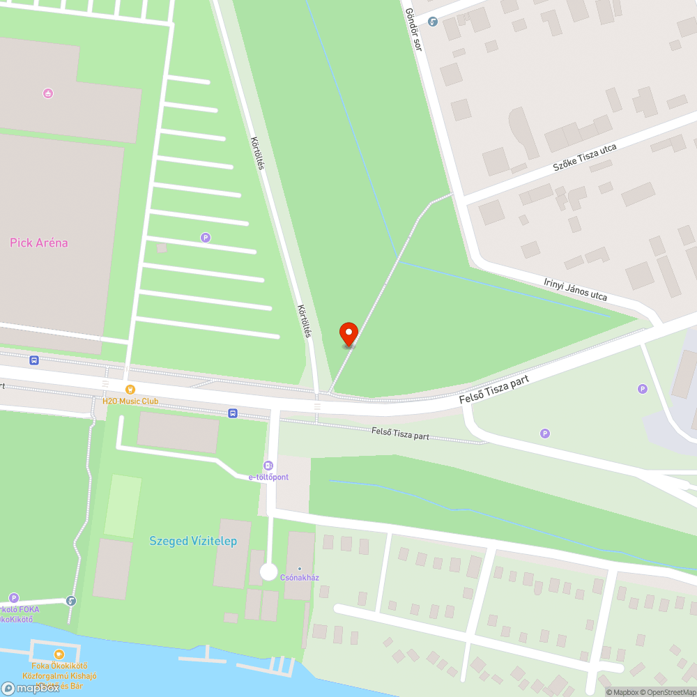 Sötét feljáró bejelentés helye