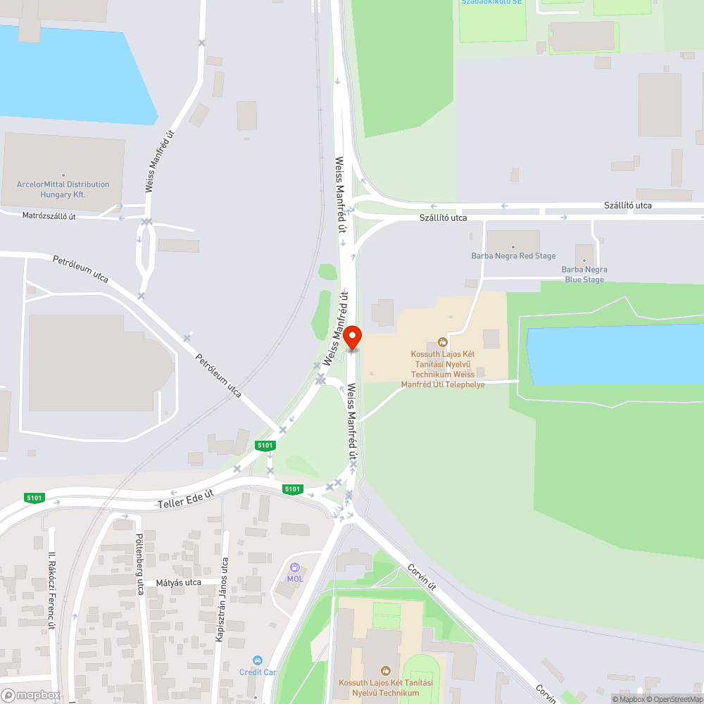 Rosszul időzített zöld a gyalogos-kerékpáros átkelőn bejelentés helye